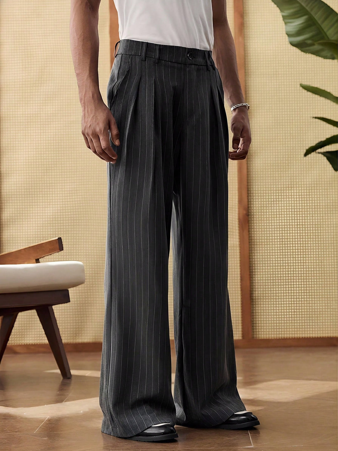 Pantalon SHEIN, negru