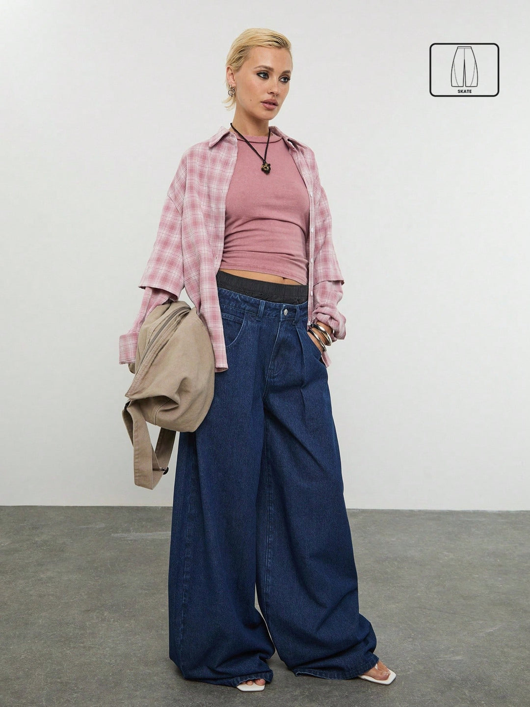Jeans SHEIN, albastru