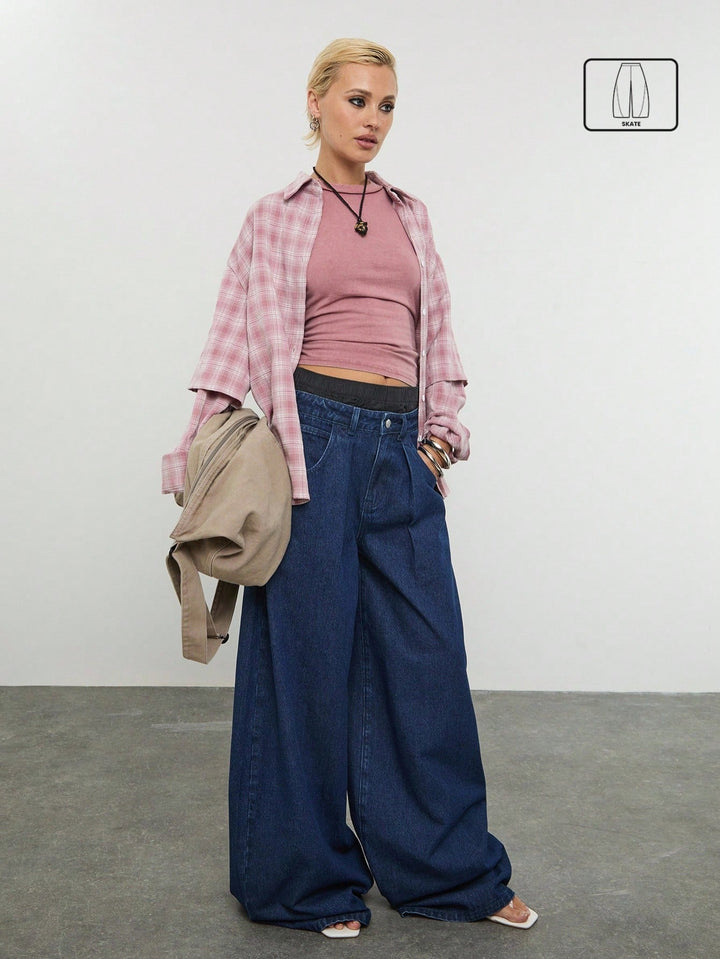 Jeans SHEIN, albastru