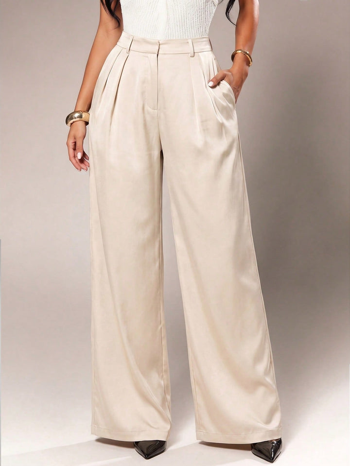 Pantalon SHEIN, portocaliu