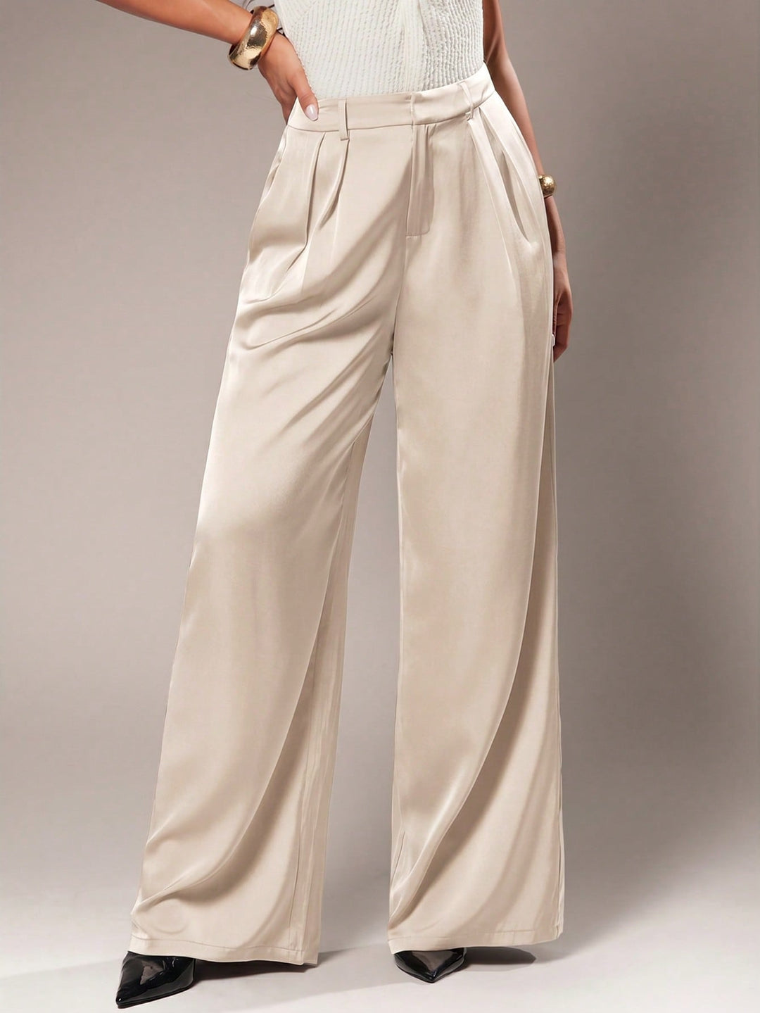 Pantalon SHEIN, portocaliu