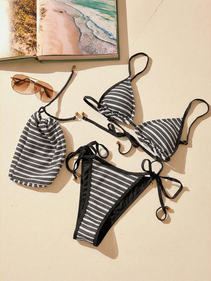 Set bikini SHEIN, negru