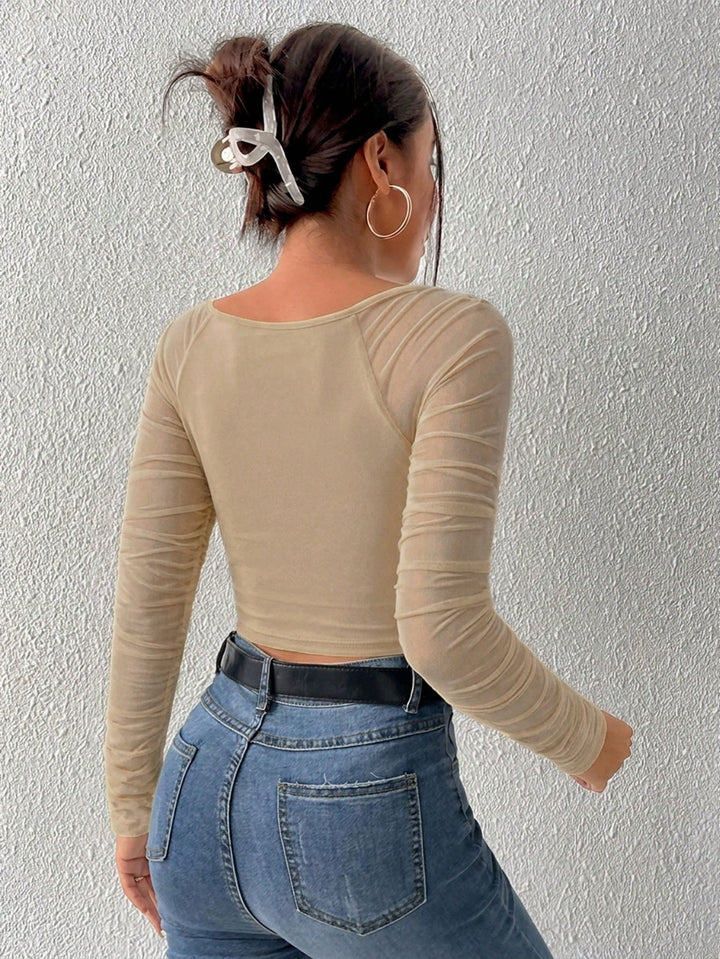 Top SHEIN, bej
