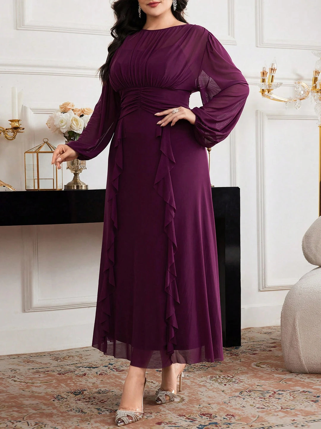 Rochie maxi SHEIN, mov