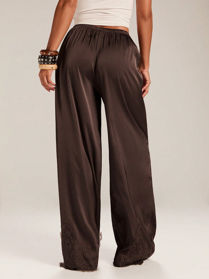 Pantaloni SHEIN, maro