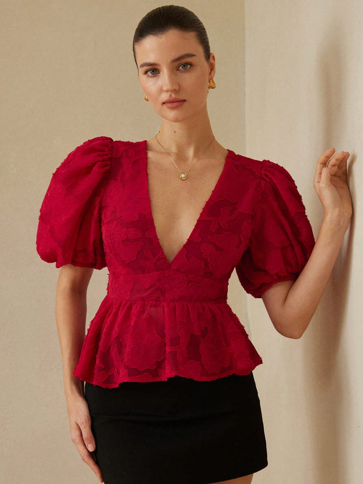 Top SHEIN, roșu
