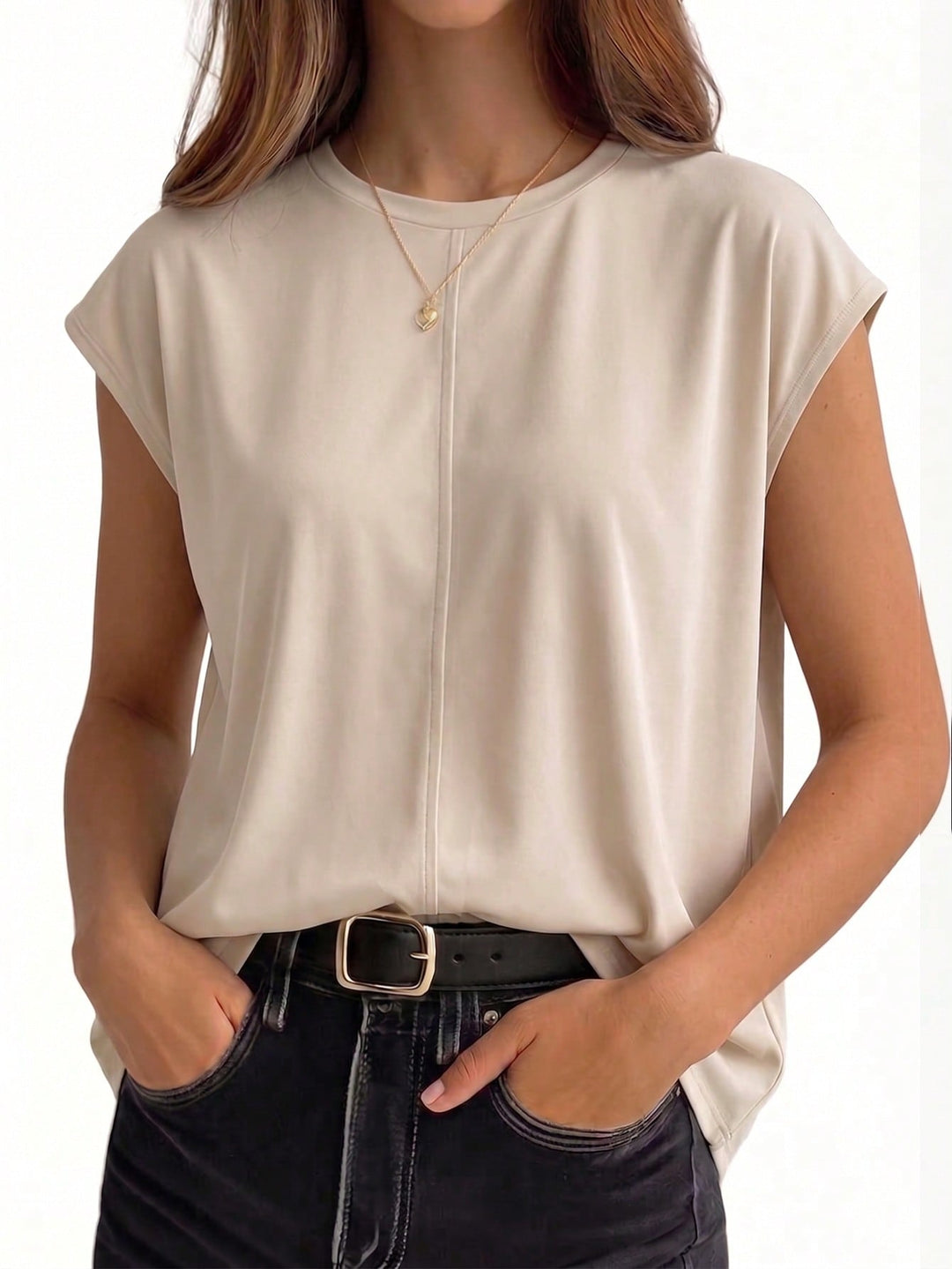 Top SHEIN, bej