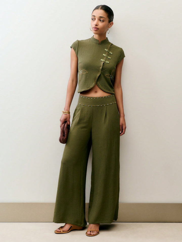 Top SHEIN, verde