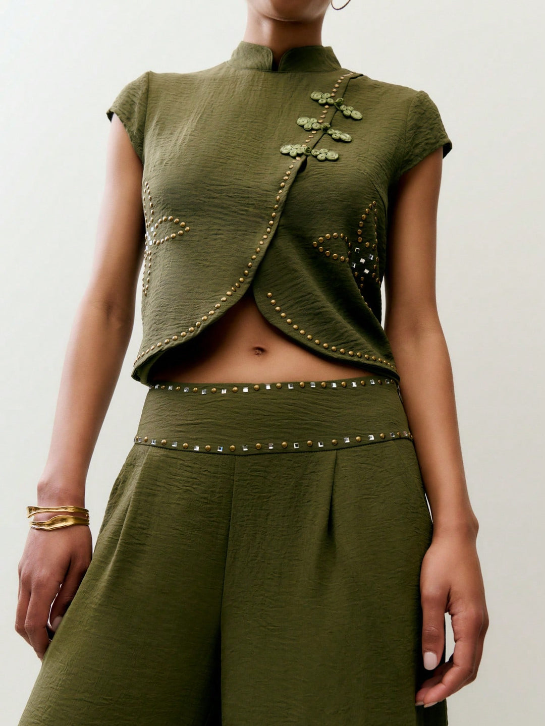 Top SHEIN, verde