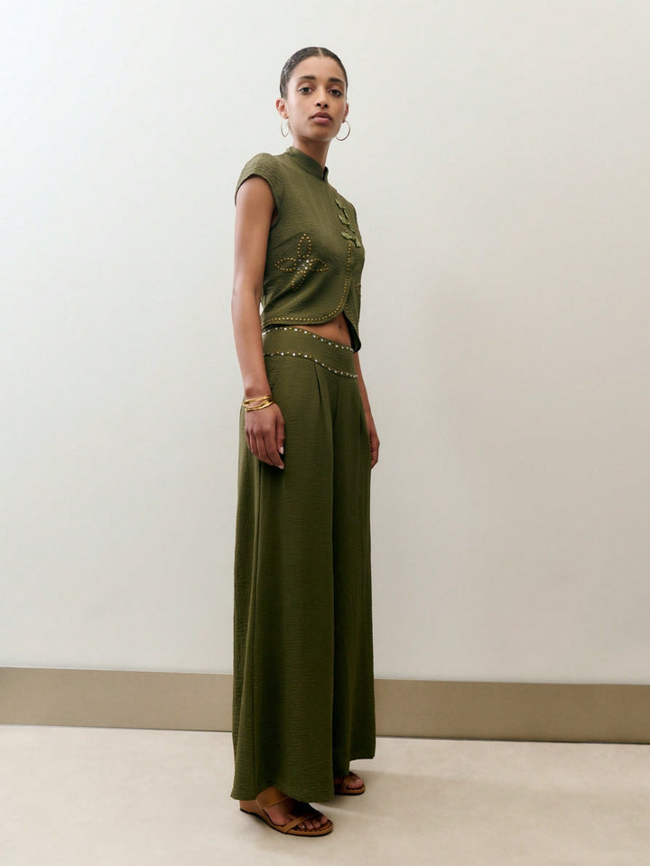 Pantaloni SHEIN, verde