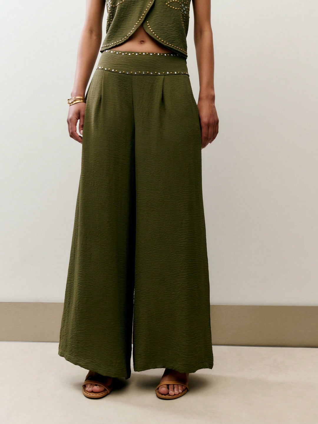 Pantaloni SHEIN, verde