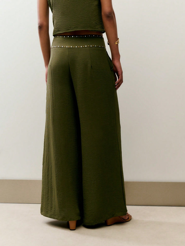 Pantaloni SHEIN, verde