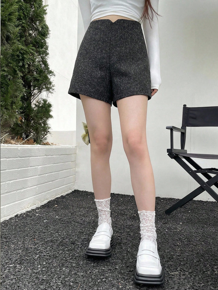 Pantaloni scurți SHEIN, negru