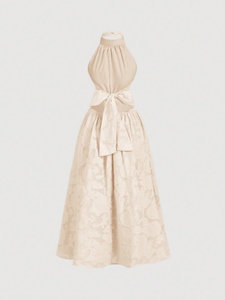 Rochie midi SHEIN, bej