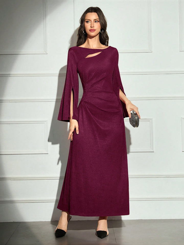 Rochie maxi SHEIN, vișiniu