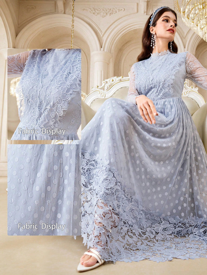 SHEIN maxi ruha, kék