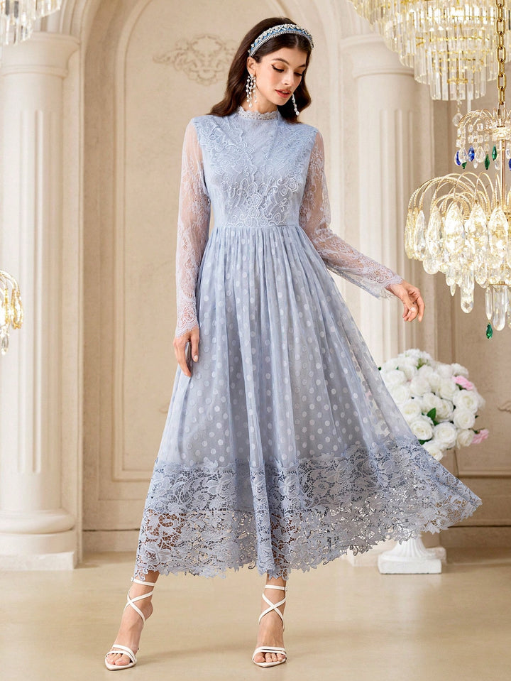 SHEIN maxi ruha, kék