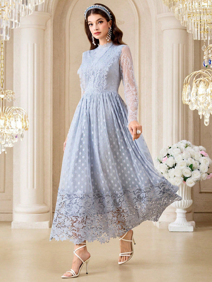 SHEIN maxi ruha, kék
