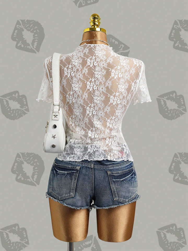 Top SHEIN, alb