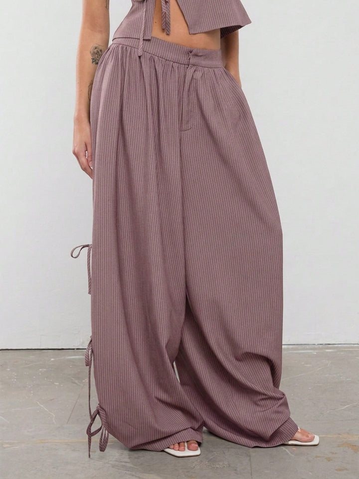 Pantaloni SHEIN, roz