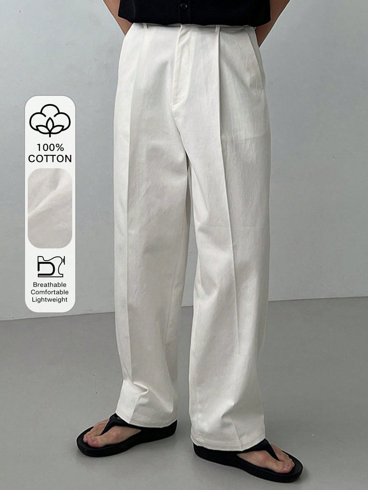 Pantalon SHEIN, alb