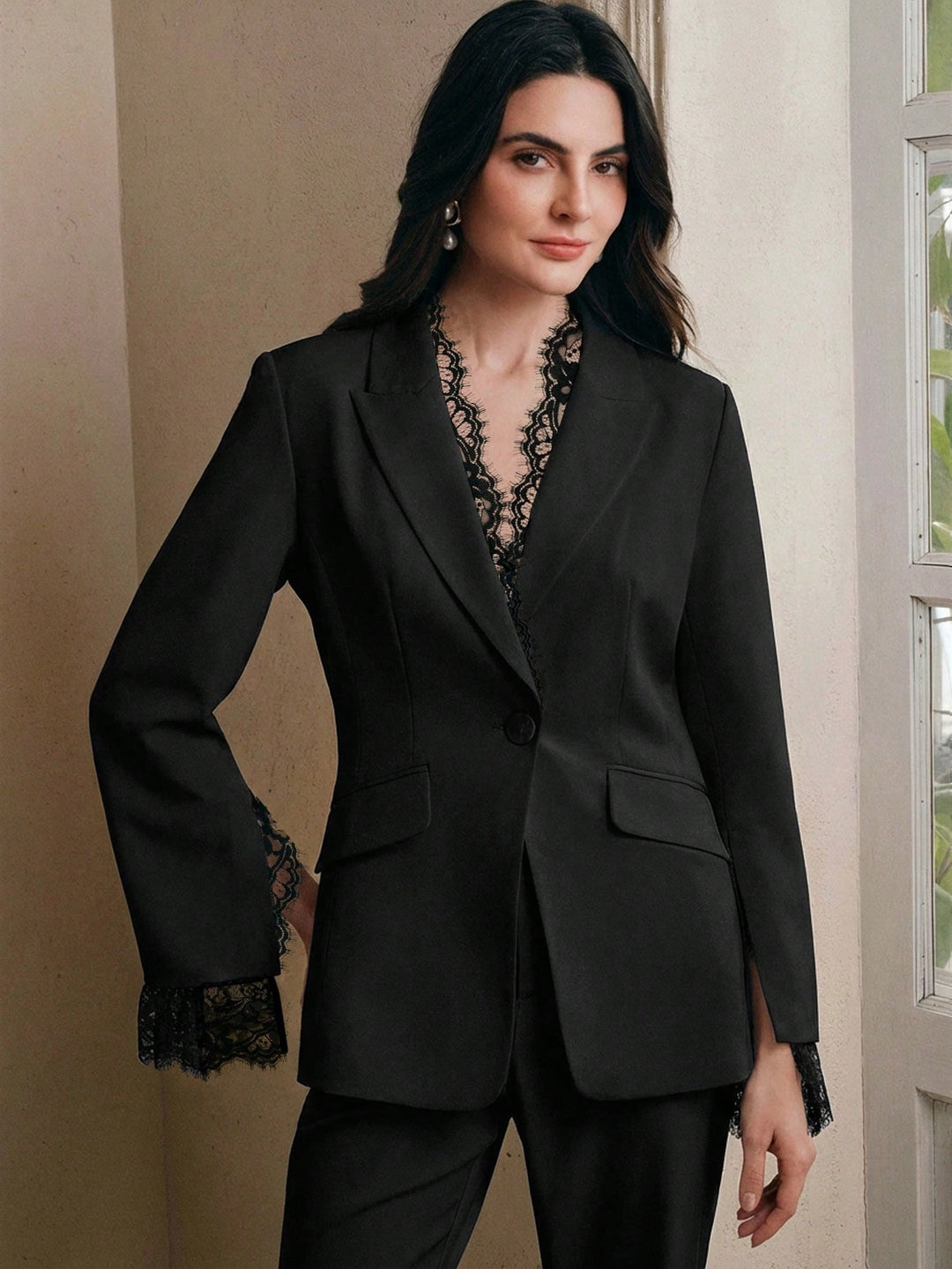 Costum SHEIN, negru