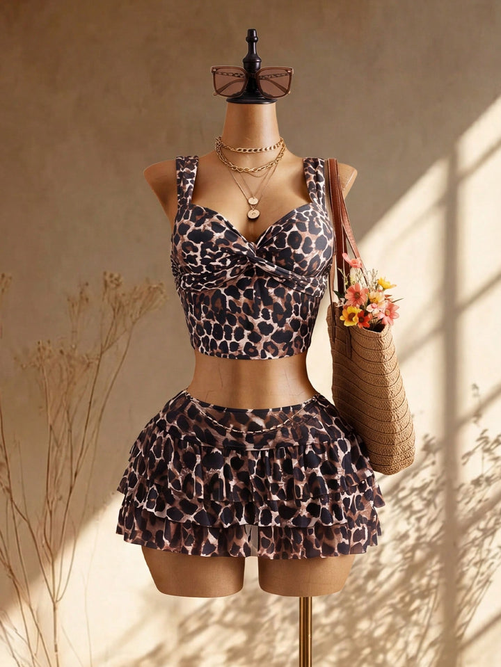 Costum de baie SHEIN, mix culori