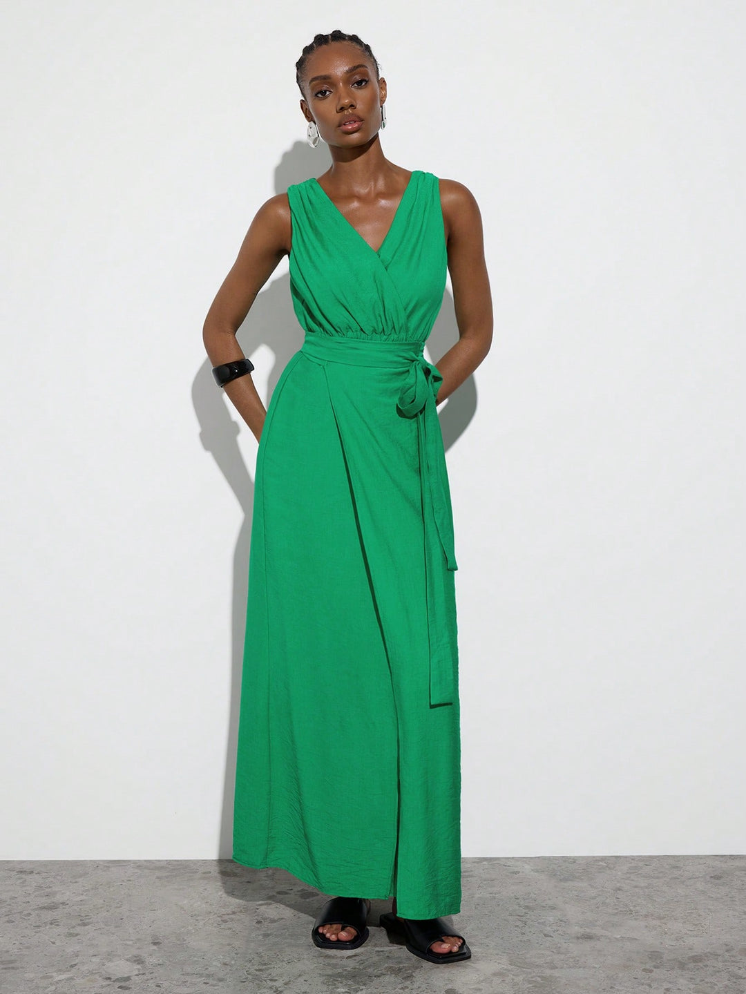 Rochie maxi SHEIN, verde
