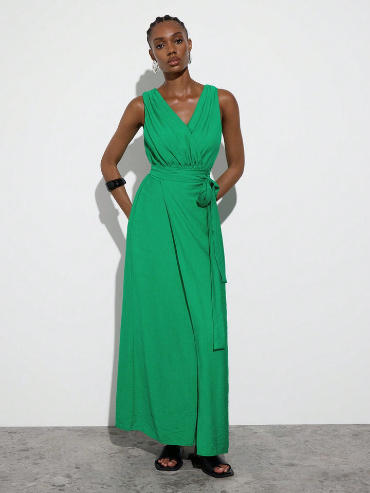 Rochie maxi SHEIN, verde