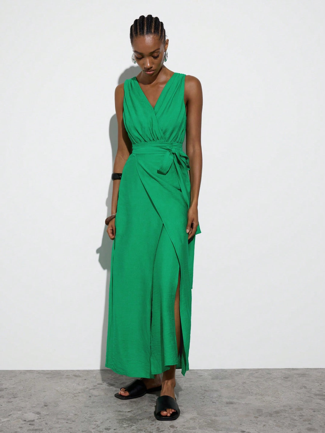 Rochie maxi SHEIN, verde