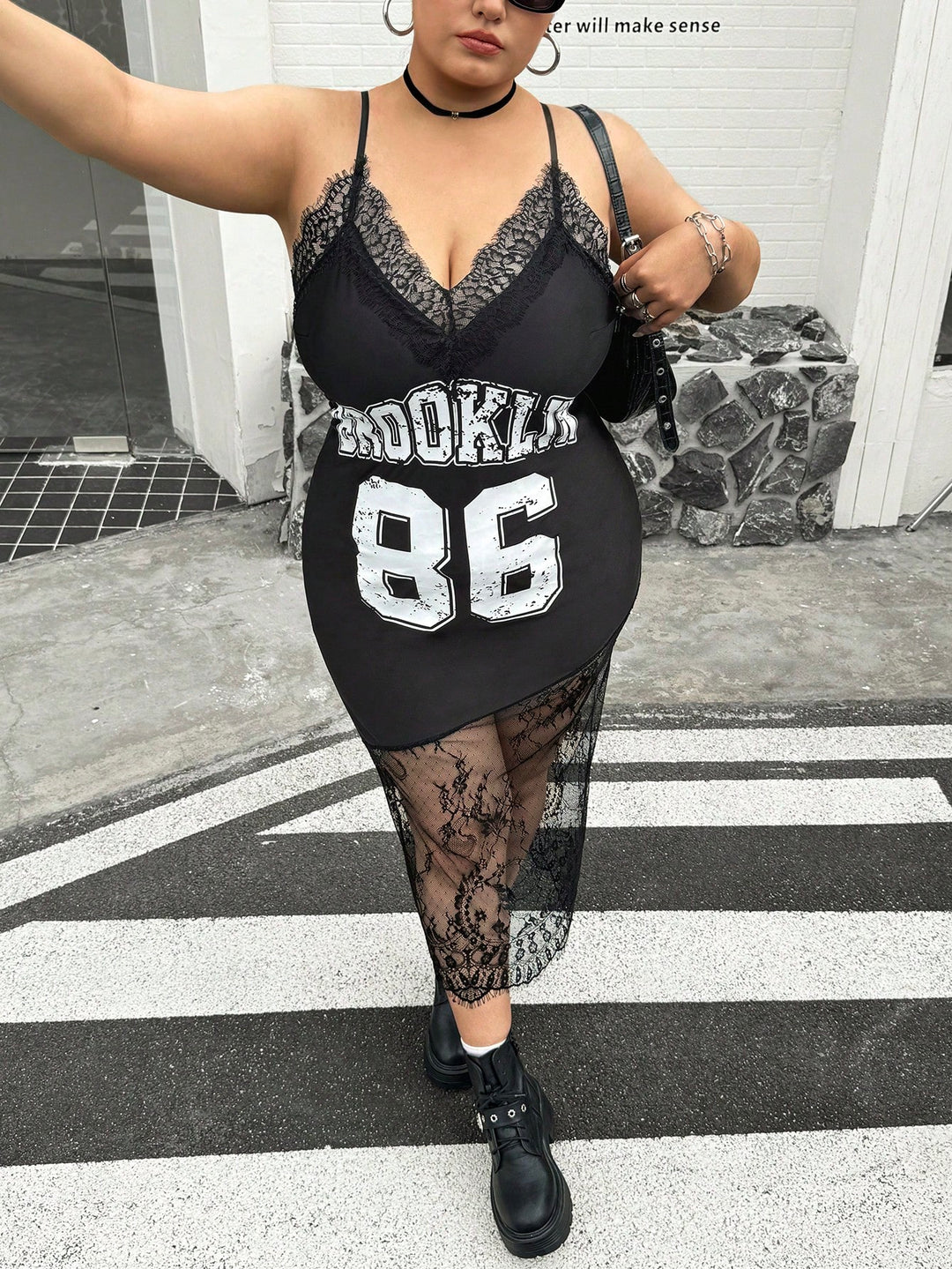 Rochie midi SHEIN, negru
