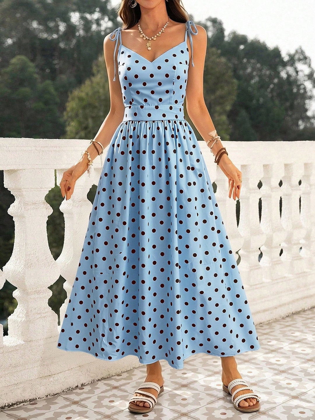 Rochie midi SHEIN, albastru