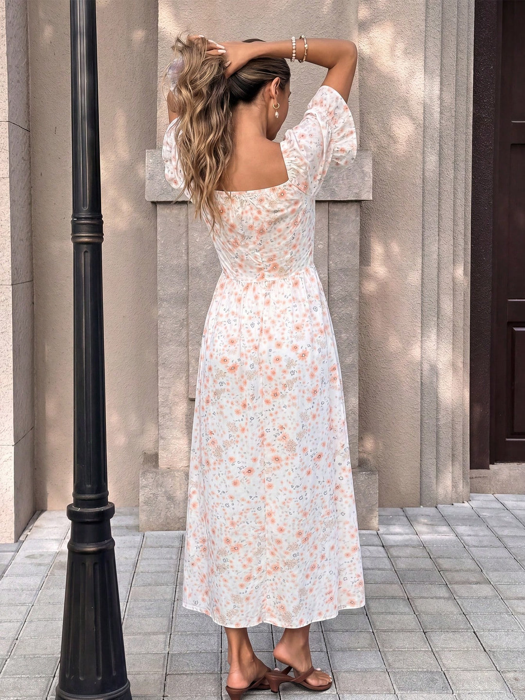 Rochie maxi SHEIN, portocaliu