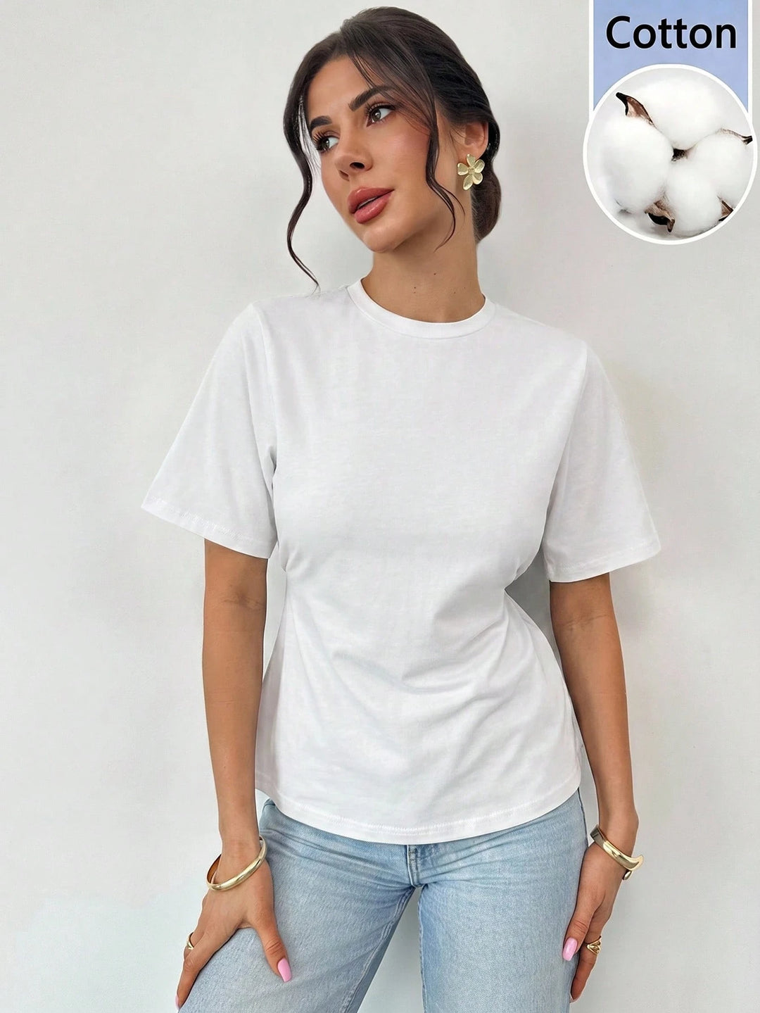Tricou SHEIN, alb