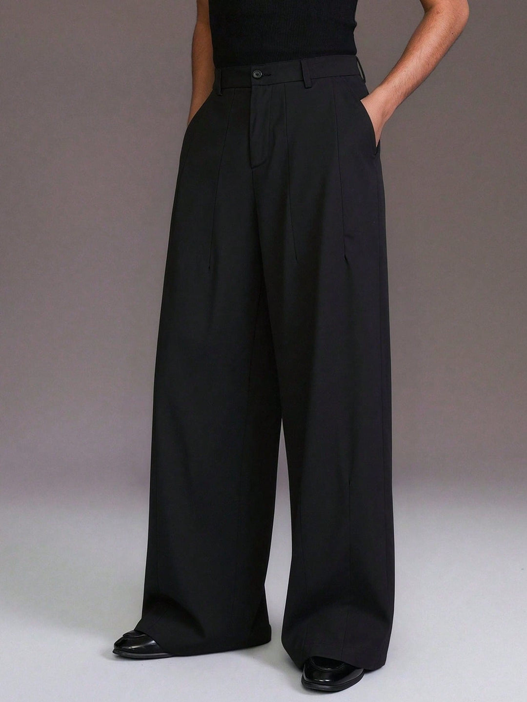 Pantalon SHEIN, negru