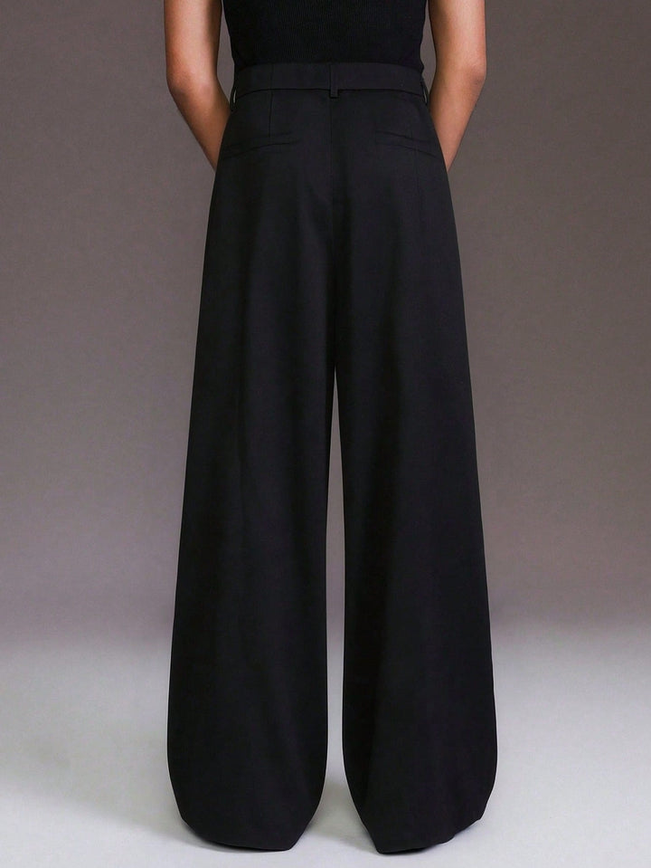Pantalon SHEIN, negru