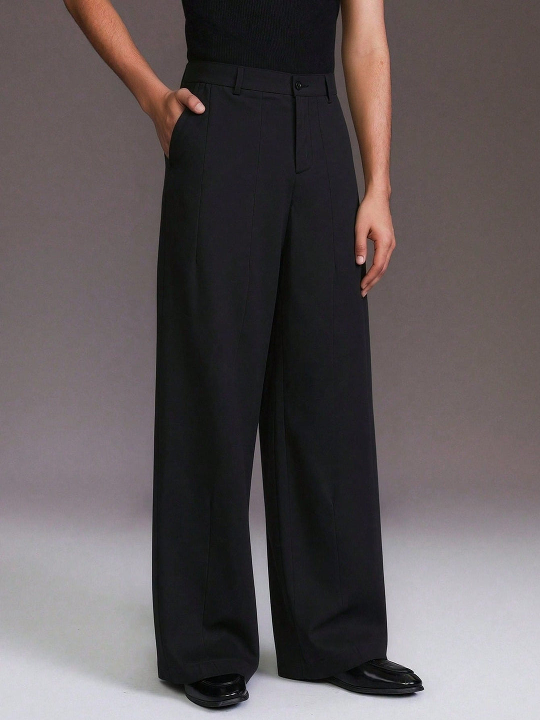Pantalon SHEIN, negru