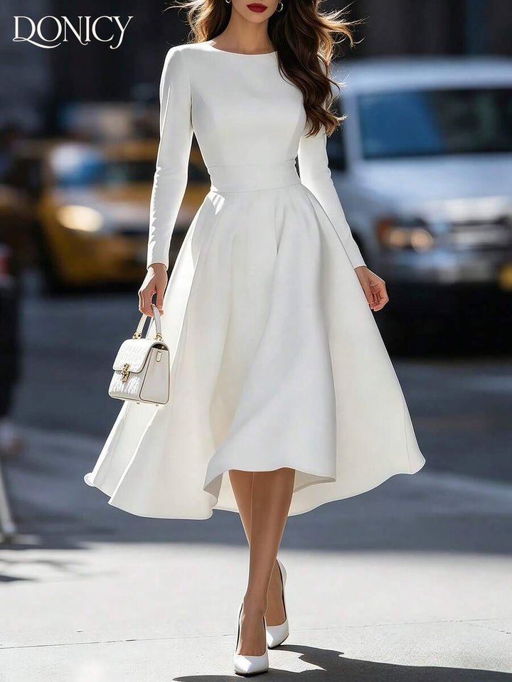 Rochie midi SHEIN, alb