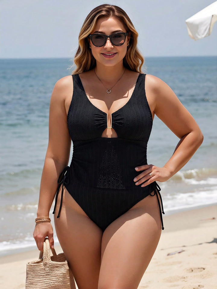 Costum de baie SHEIN, negru