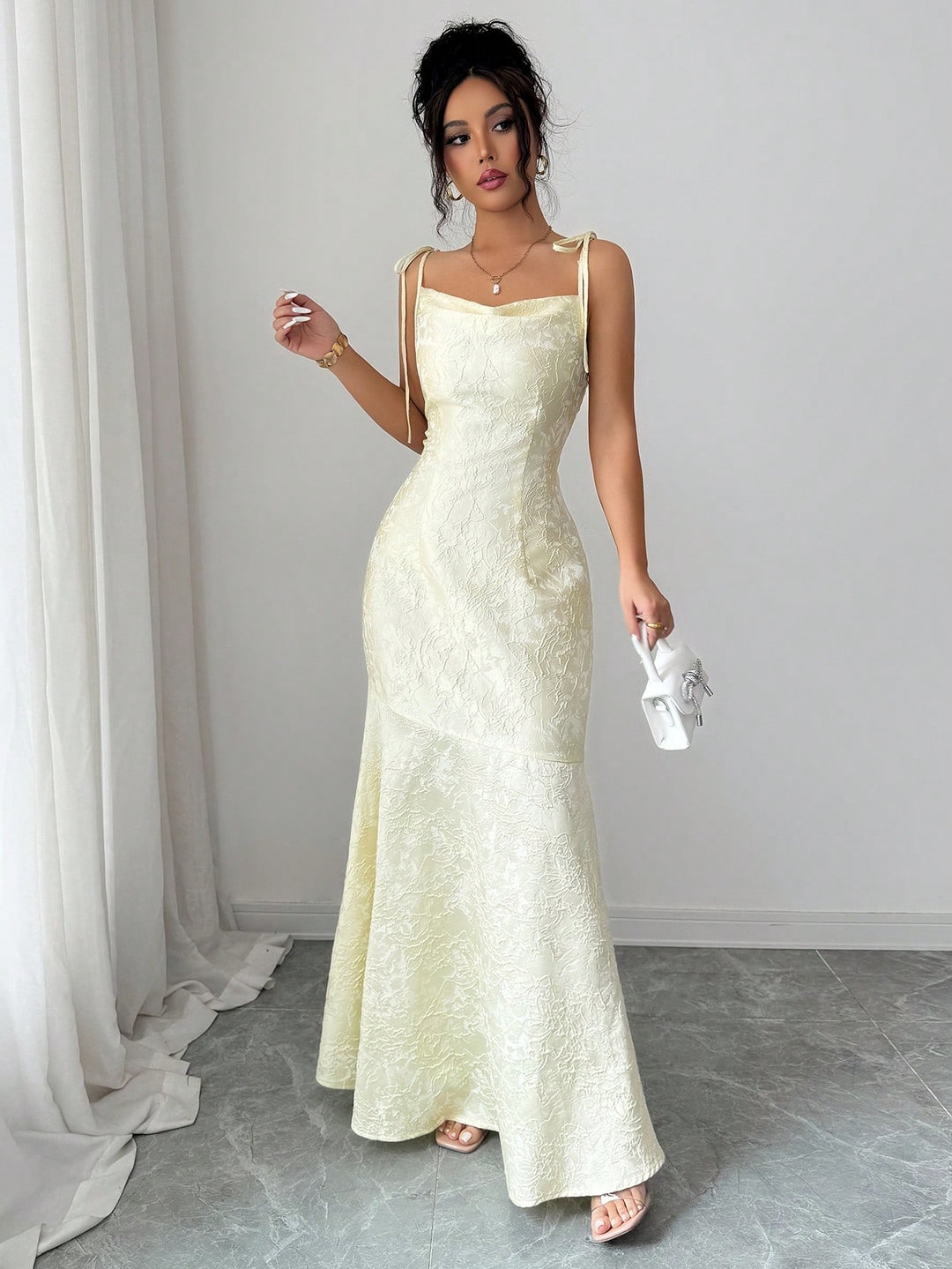 Rochie maxi SHEIN, galben