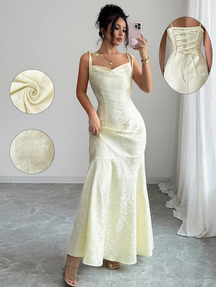 Rochie maxi SHEIN, galben