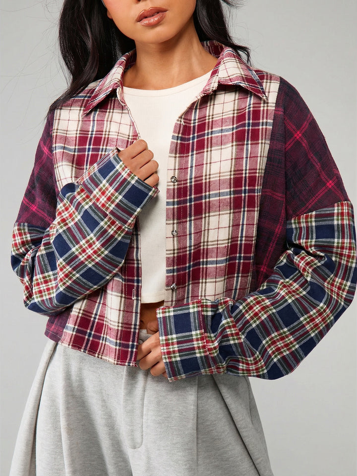 Cămașă tip flanel SHEIN, mix culori
