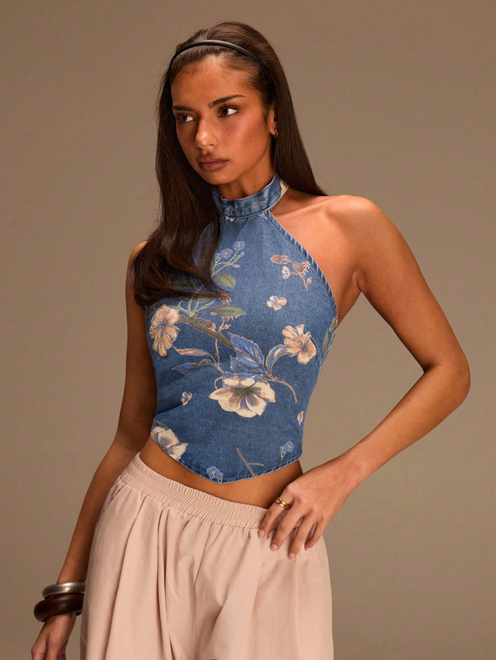 Top SHEIN, albastru