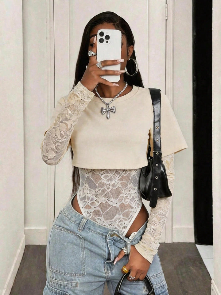 Body SHEIN, bej