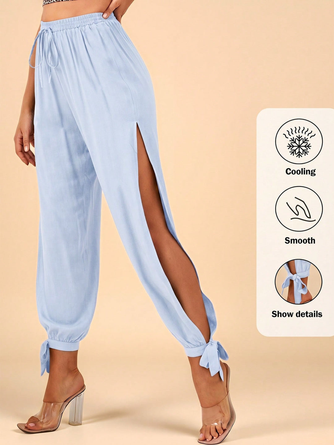 Pantaloni SHEIN, albastru