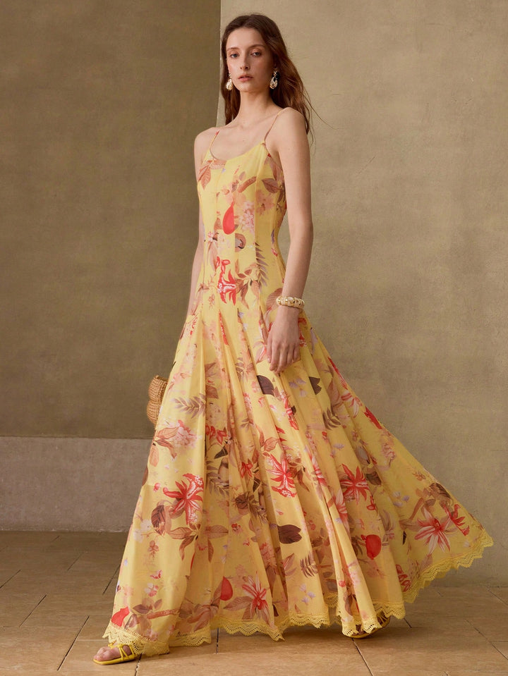 Rochie maxi SHEIN, galben