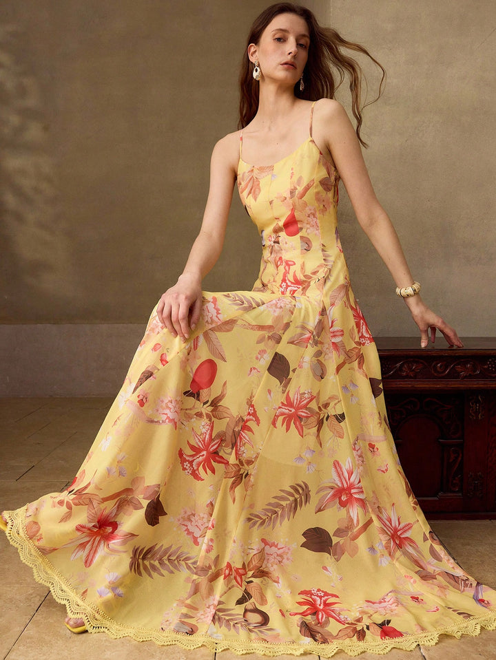 Rochie maxi SHEIN, galben
