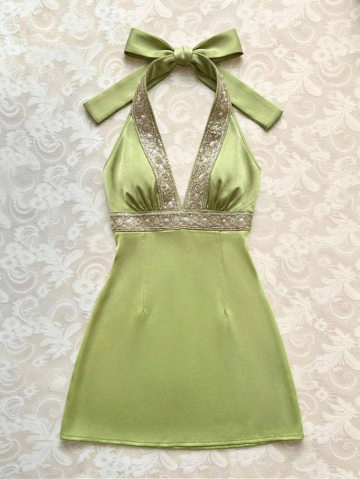 Rochie scurtă SHEIN, verde