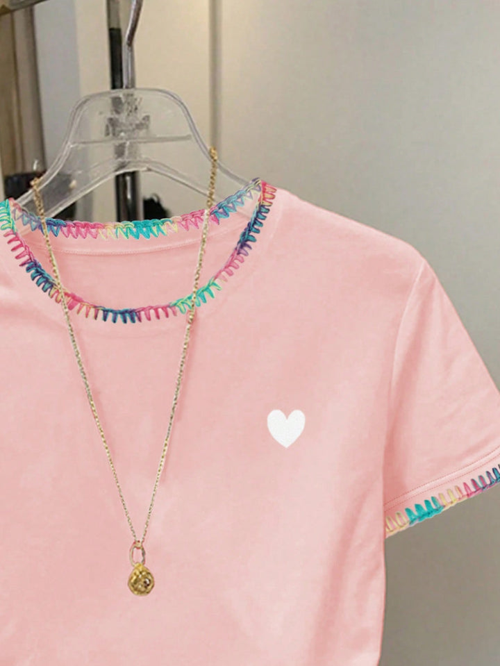 Tricou SHEIN, roz