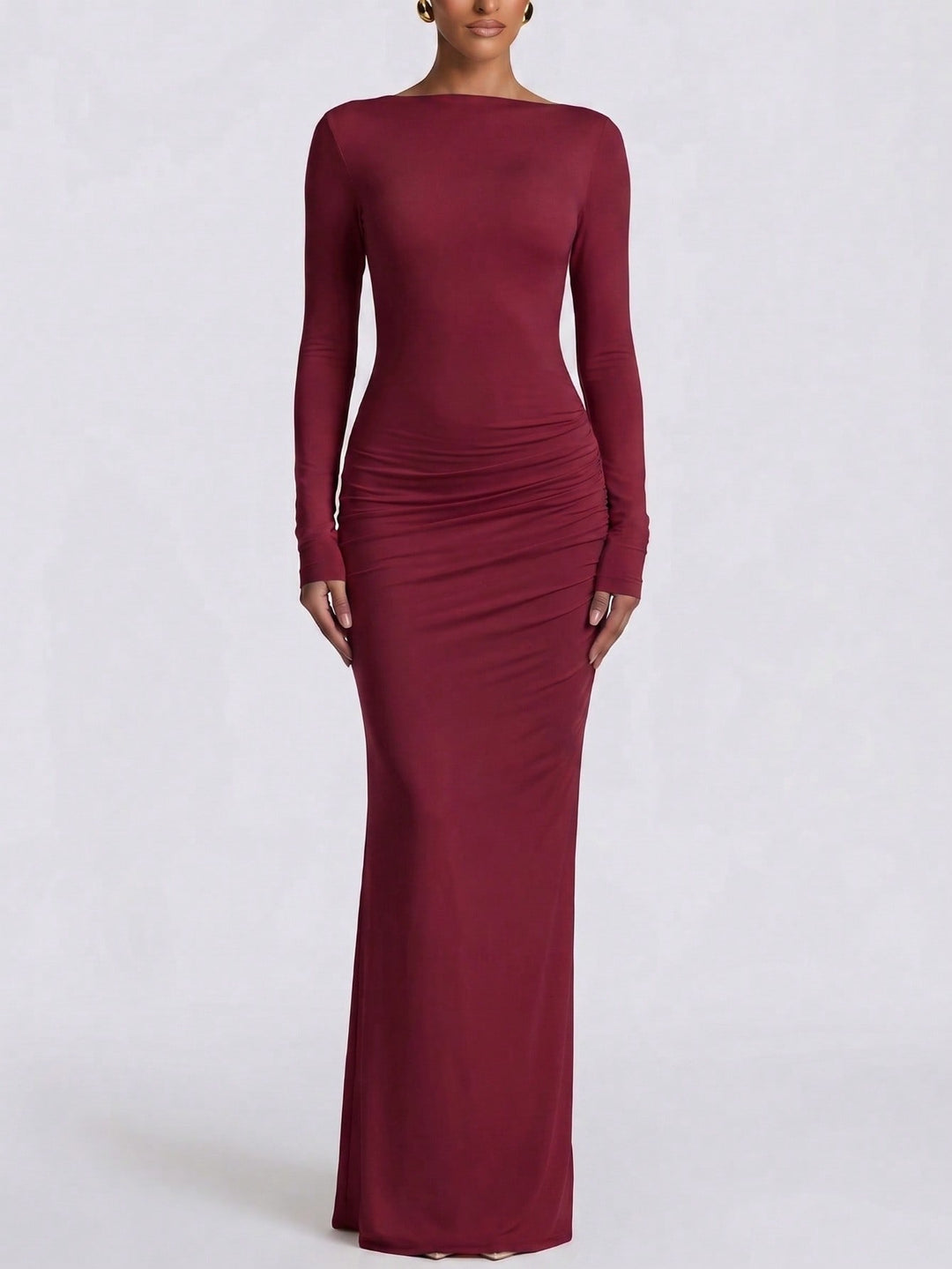 Rochie maxi SHEIN, vișiniu